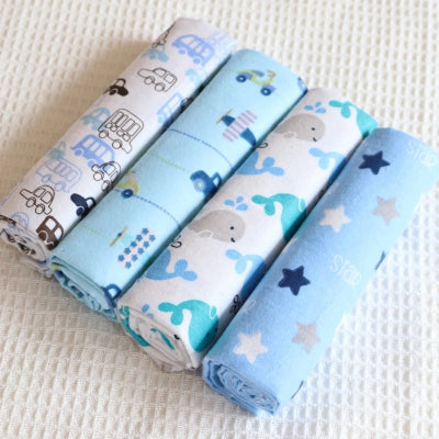 Couverture bebe flanelle baleine