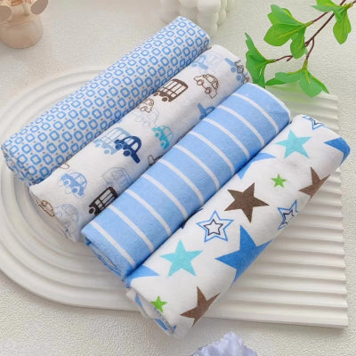 Couverture bebe flanelle bleu