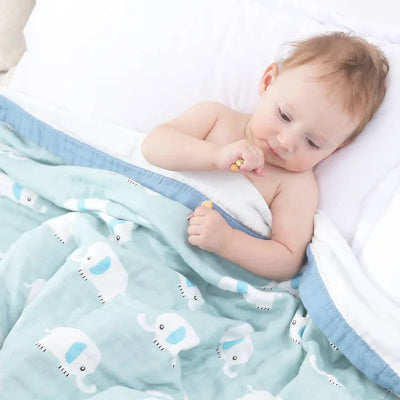 couette bebe mousseline apaisante