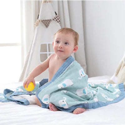 couette bebe mousseline emmaillotage