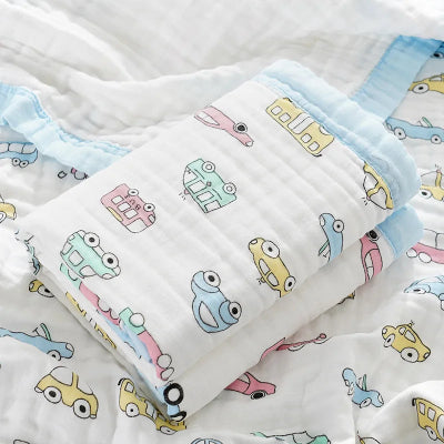 couette bebe mousseline voiture