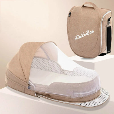 couffin bebe portable beige