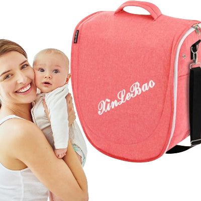 couffin bebe sac rose