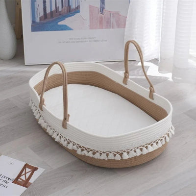 couffin bebe transportable beige