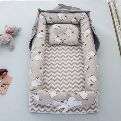 couffin cododo portable elephant gris