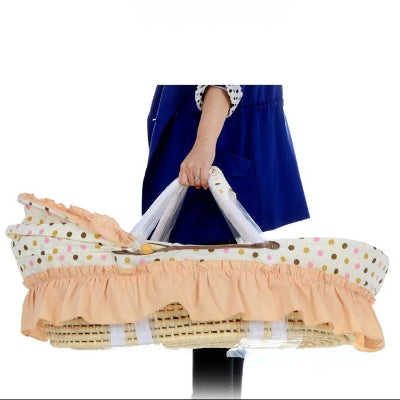 couffin en osier bebe transportable