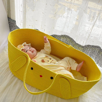 couffin lapin jaune