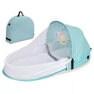 couffin nomade vert pliable