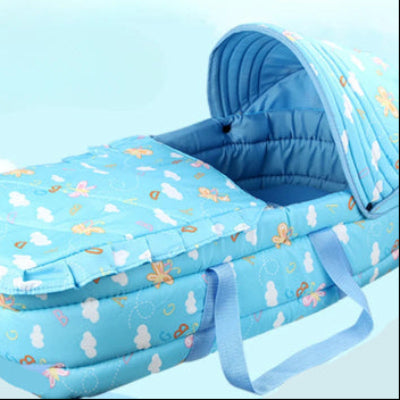 couffin transportable bleu ciel