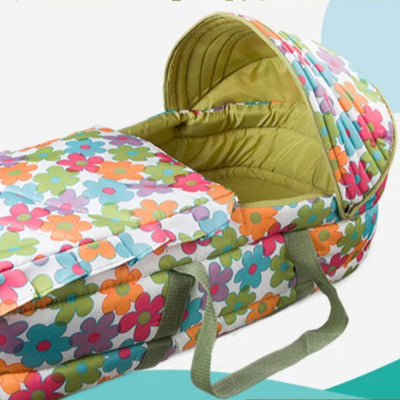 couffin transportable fleuris vif