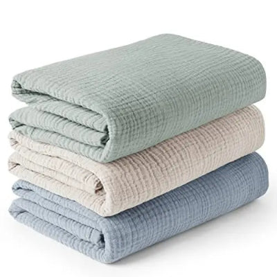 couverture bebe bleu aqua
