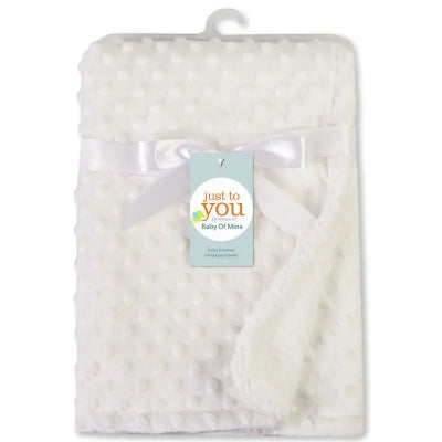 couverture bebe minky blanche