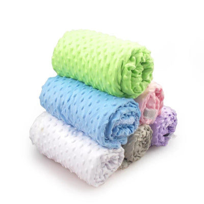 couverture bebe minky variante