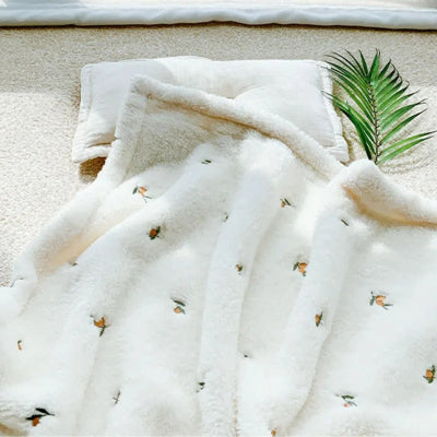 couverture bebe olives