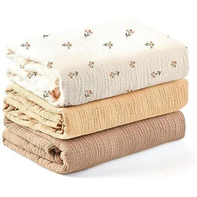 couverture bebe petites fleurs