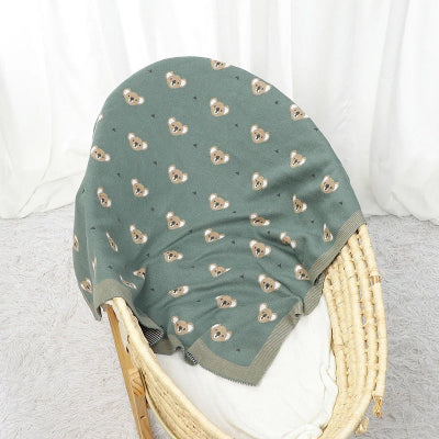 couverture bebe tricot koala couffin