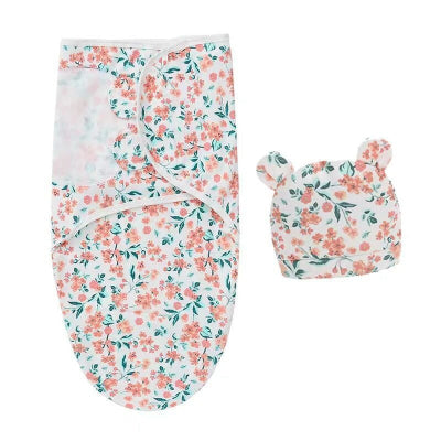 emmaillotage gigoteuse bebe fleurie