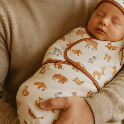 emmaillotage gigoteuse bebe sommeil papa