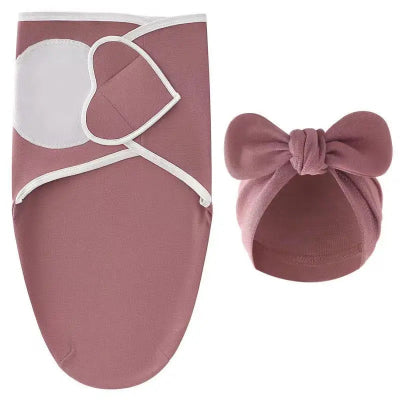 emmaillotage gigoteuse rose retro