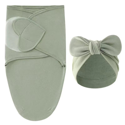 emmaillotage gigoteuse vert sauge