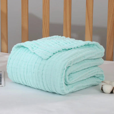 lange bebe six couches coton vert