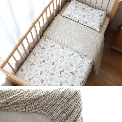 literie bebe beige trois pieces