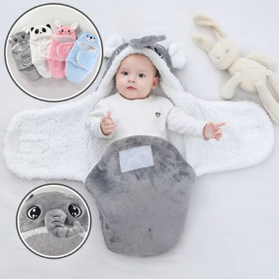 nid ange bebe elephant gris