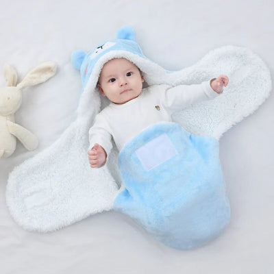 nid ange ourson bleu bebe calme