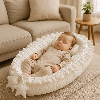 nid bebe dort paisiblement