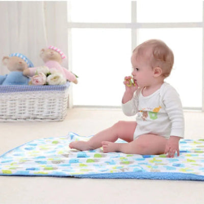 polaire couverture bebe assis tapis sol