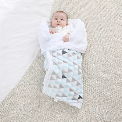 polaire couverture bebe emmaillotage