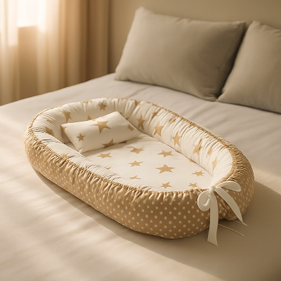 reducteur de lit etoiles beiges