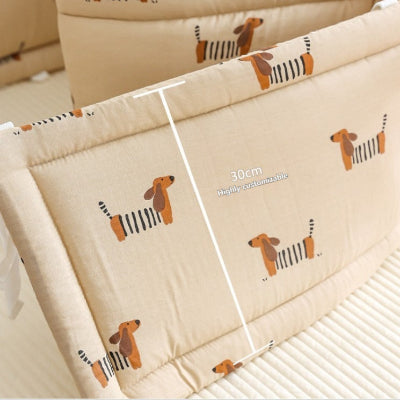 tour de lit bebe motif saucisse