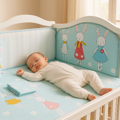 tour de lit respirant bebe sommeil