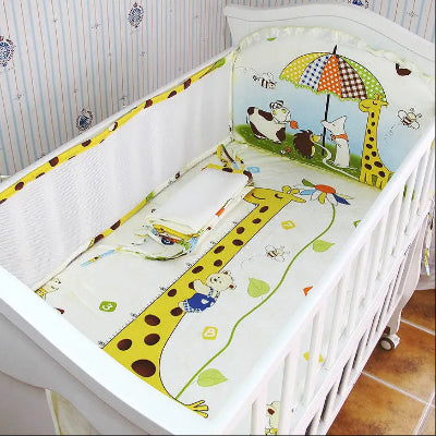 tour de lit respirant girafe