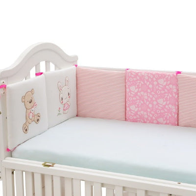 tour de lit respirant modulables rose