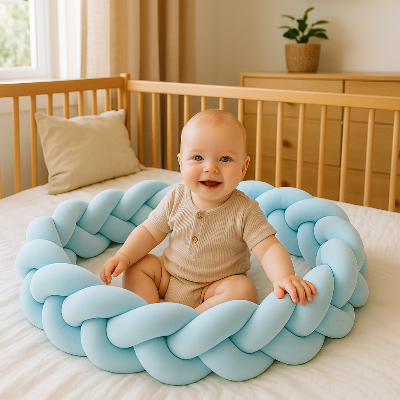 tresse de lit bebe assis