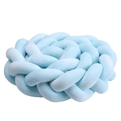tresse de lit bebe bleu ciel