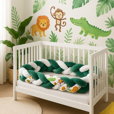 tresse de lit bebe decor jungle