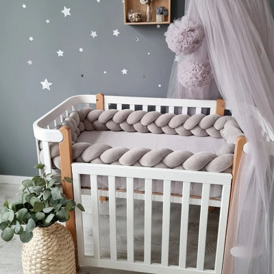 tresse de lit bebe grie tendre