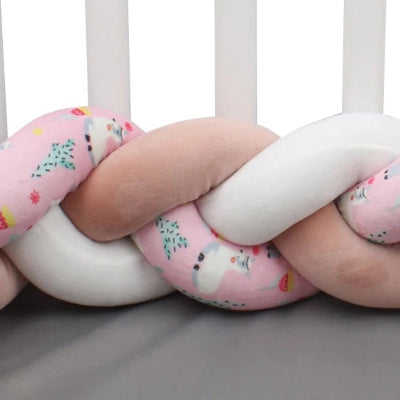 tresse de lit bebe imprime lama