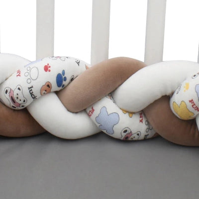 tresse de lit bebe imprime ourson