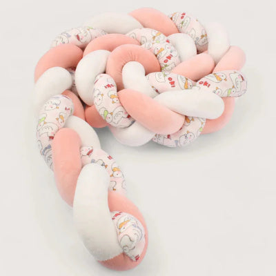 tresse de lit bebe modulable rose