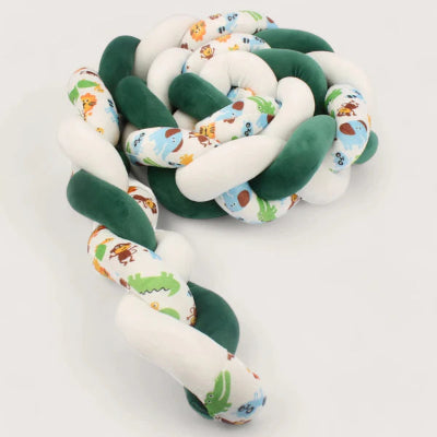 tresse de lit bebe modulable vert