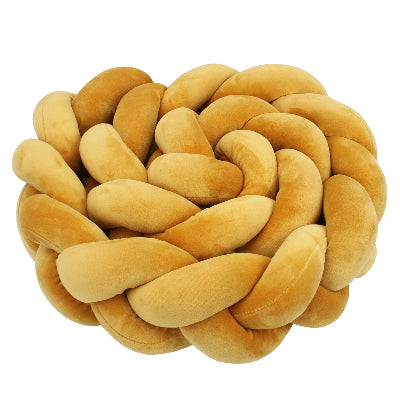 tresse de lit bebe moutarde