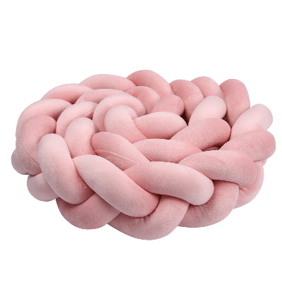 tresse de lit bebe rose pale