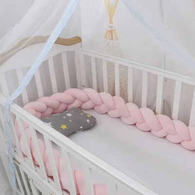 tresse de lit bebe rose