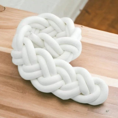 tresse de lit blanche-finition