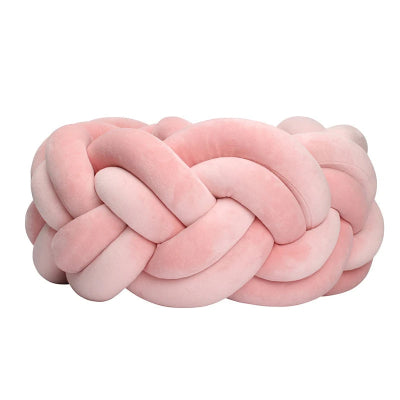 tresse de lit double rose bonbon