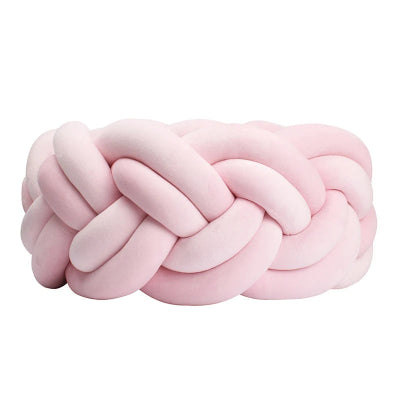 tresse de lit double rose poudre